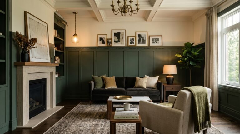 Living room wall decor