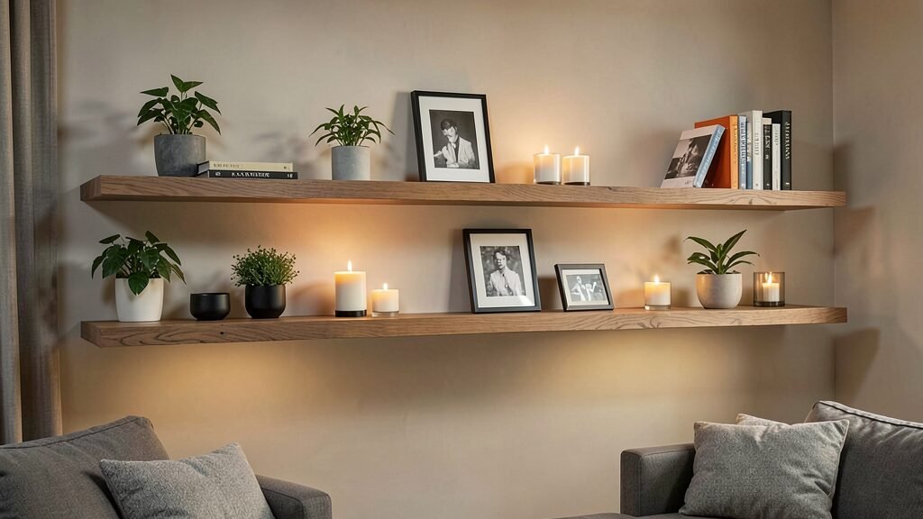 Living room wall decor