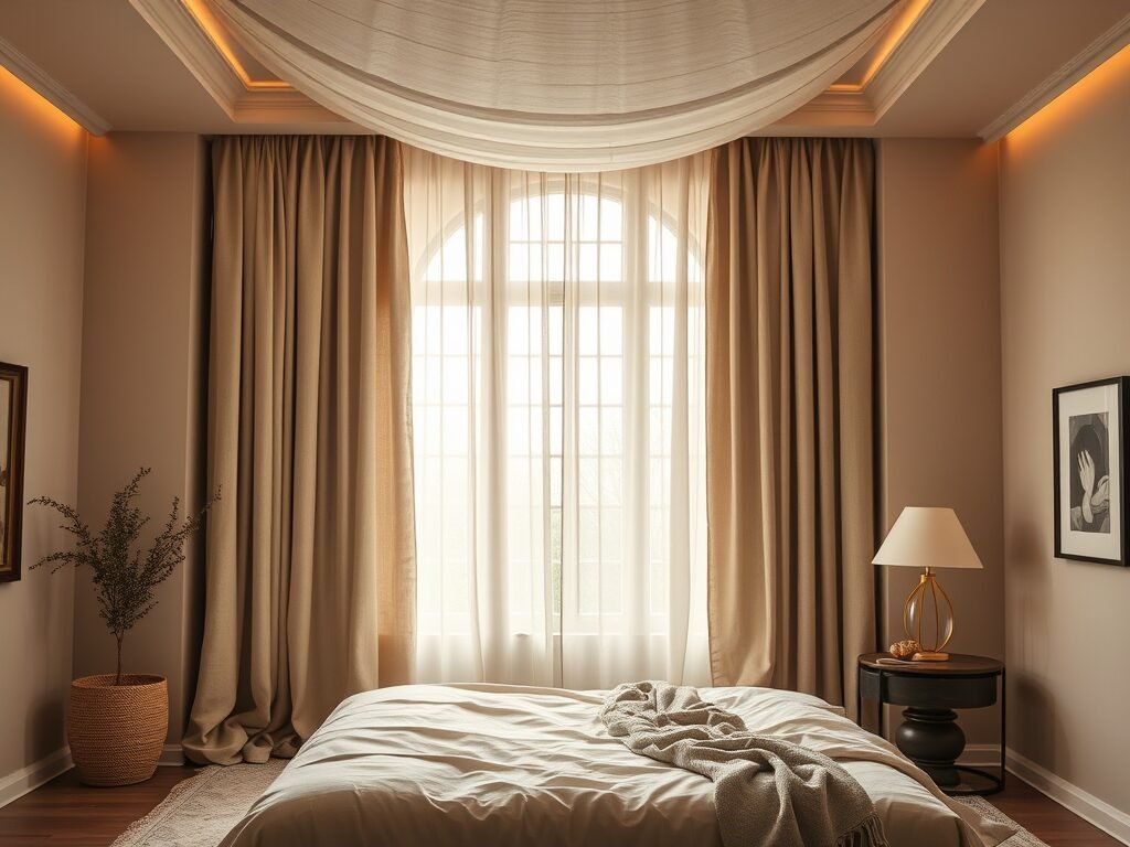 Cozy bedroom on a budget