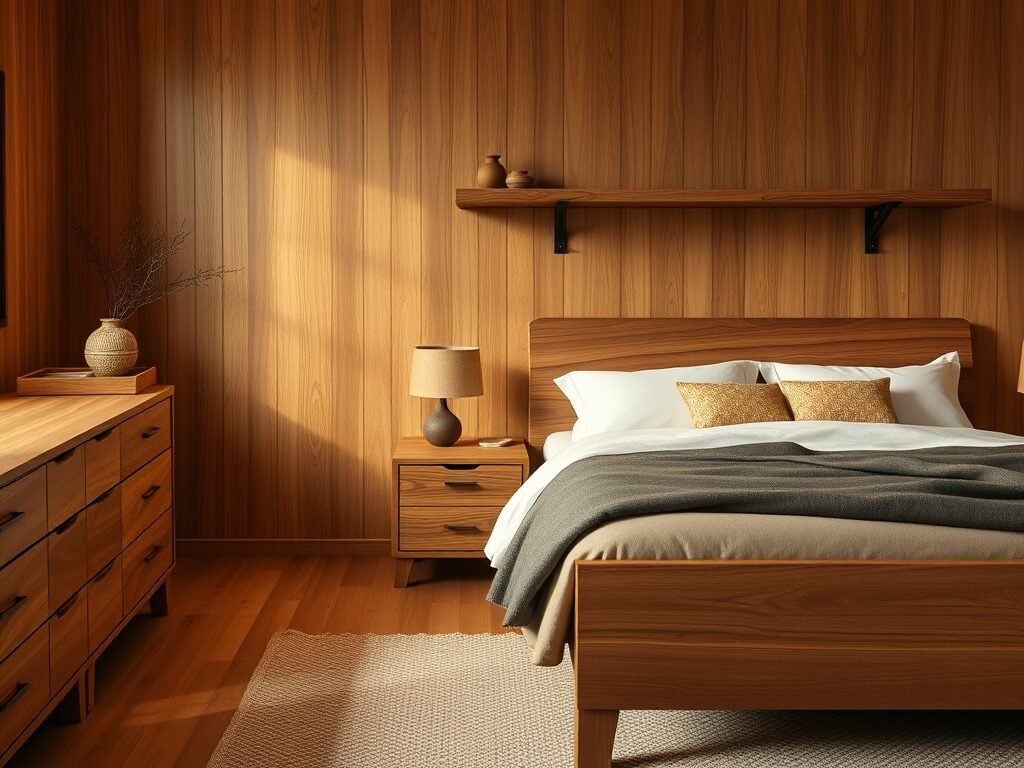 Cozy bedroom on a budget