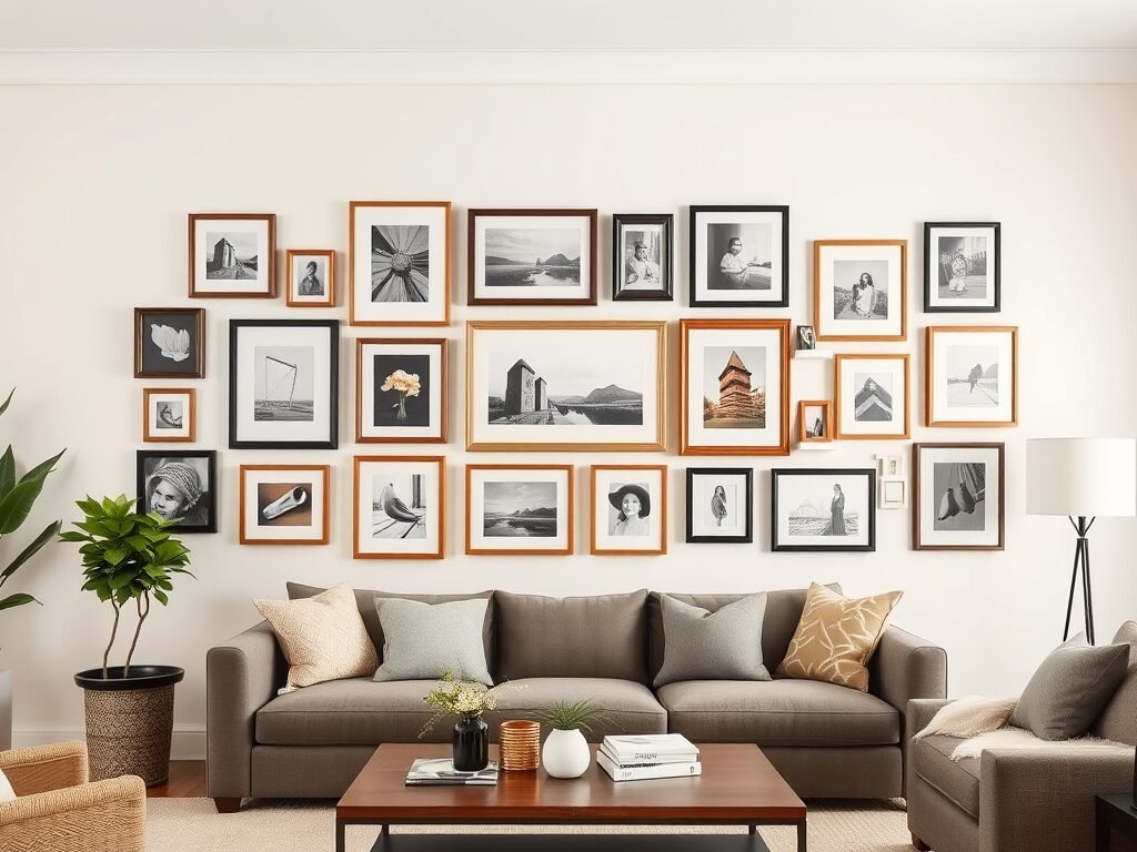 Living room wall decor