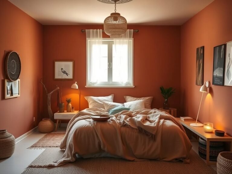 Cozy bedroom on a budget