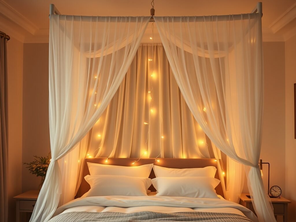 Cozy bedroom on a budget