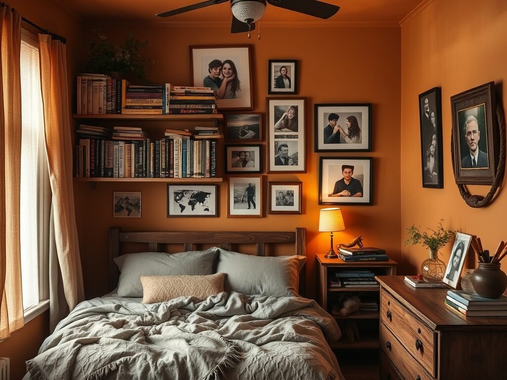 Cozy bedroom on a budget