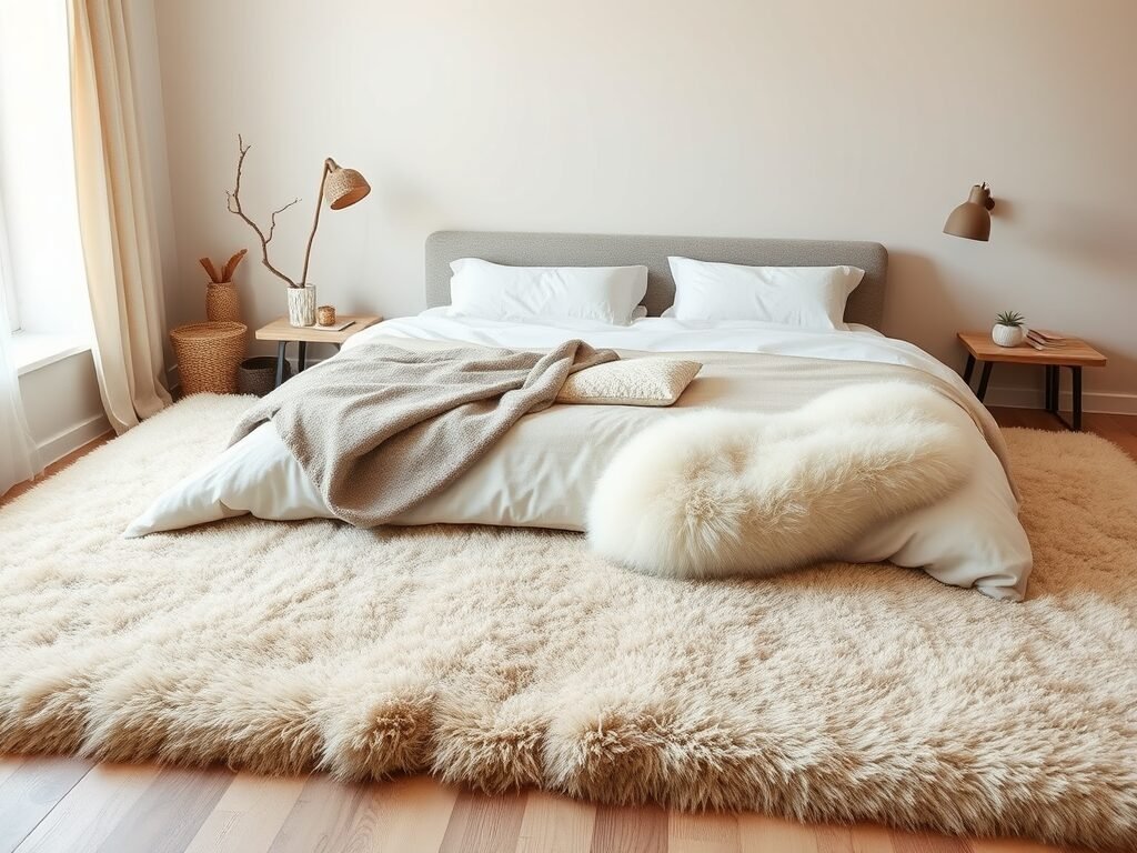 Cozy bedroom on a budget