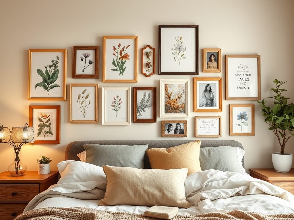 Cozy bedroom on a budget